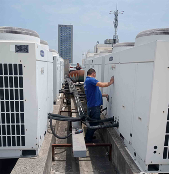 九寨沟中央空调制热和不制冷系统维修方法